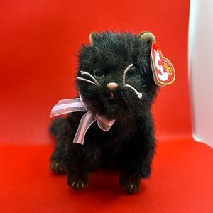 Ty Beanie Baby - black cat “Heiress”. Collectibles.